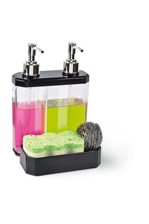 Twin 2 in 1 Detergent Dish Sponge Liquid