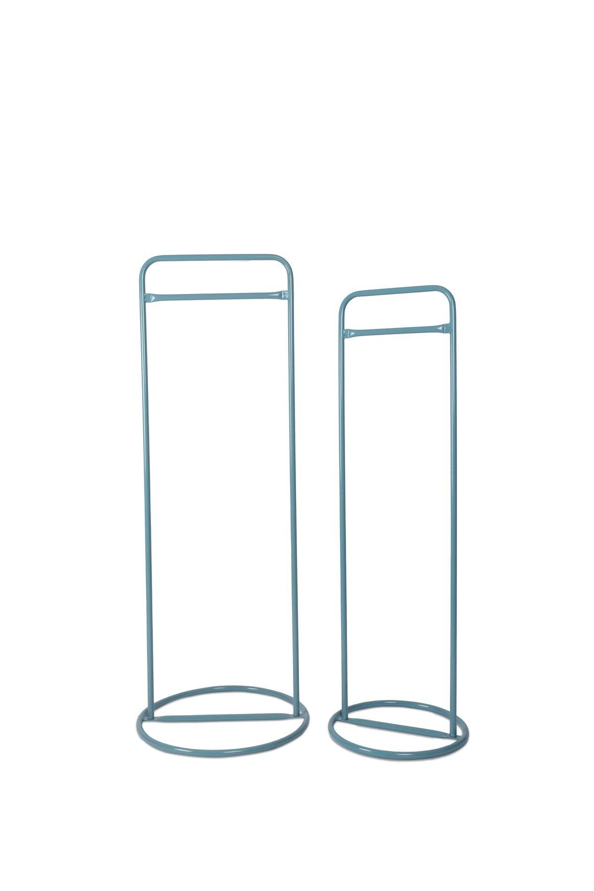 Twin Garment Hanger Turquoise Color Hanger Clothes Hanger Footed Hanger Clothes Hanger - Swordslife