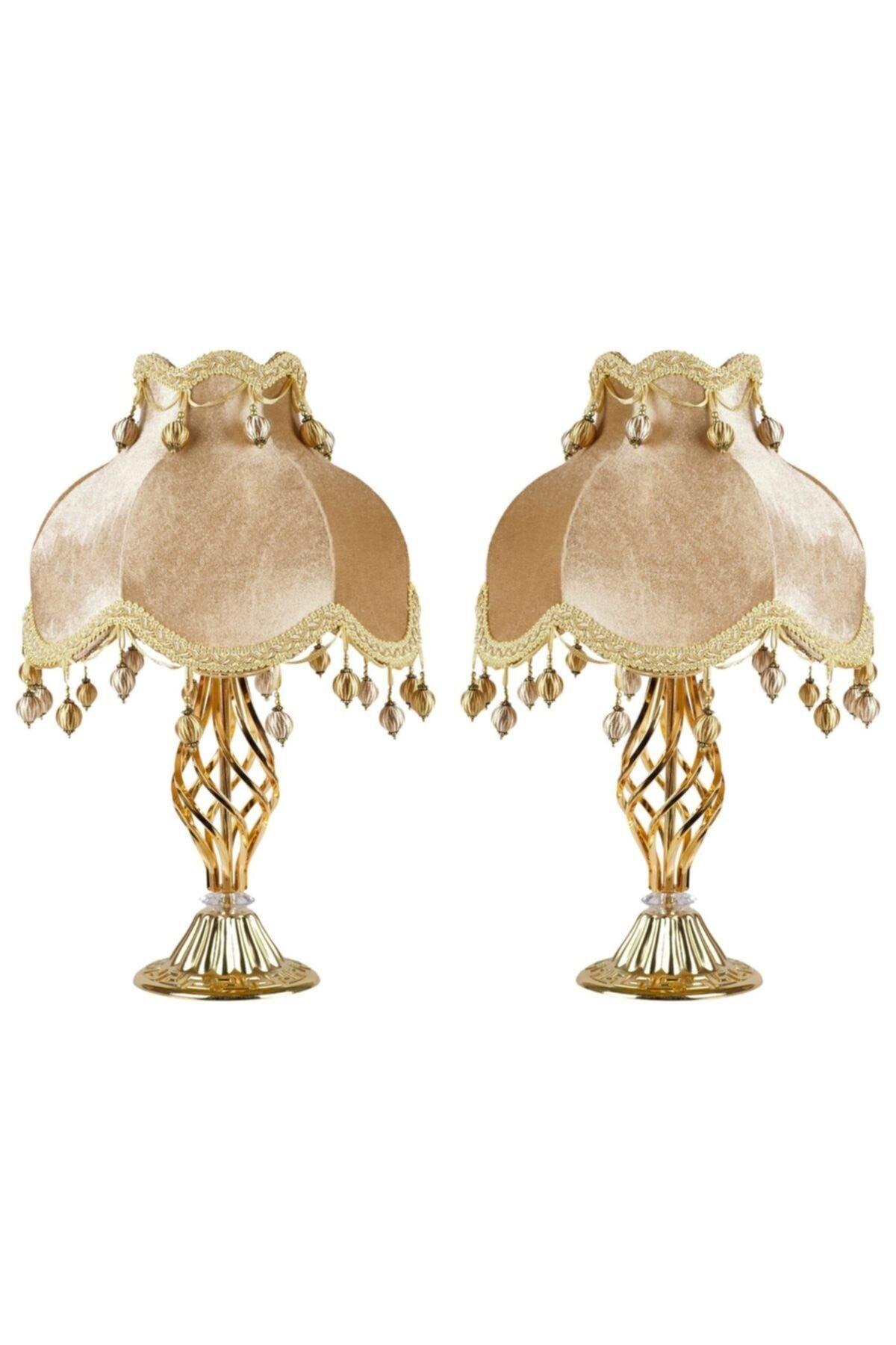 Two Pieces Velvet Covered Handmade Classic Model Lampshade - Swordslife
