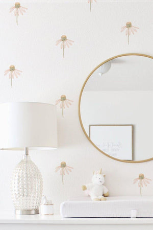 Flying Daisies Daisy Wall Sticker Set - Swordslife