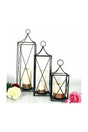 Triple Wrought Iron- Baharhome Special Box With Candle Holder Lantern - Swordslife