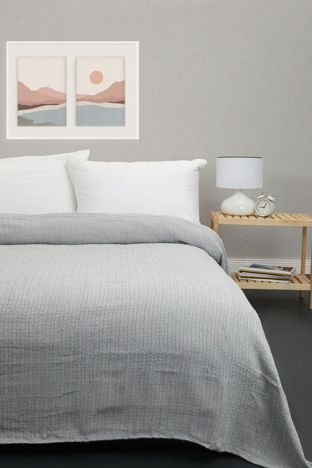 Unicolor Cotton Double Pique - Gray - Swordslife
