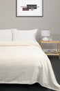 Unicolor Welsoft Double Bedspread - Ecru - Swordslife