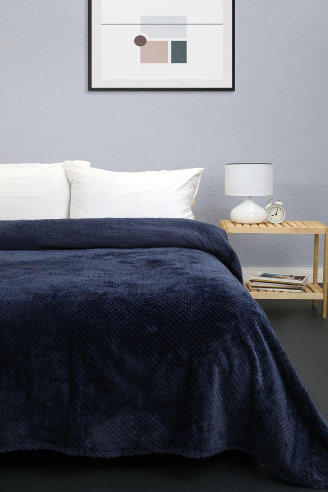 Unicolor Welsoft Double Bedspread -