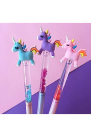 Unicorn Bubble Aqueous Glitter Ballpoint Gel Pen