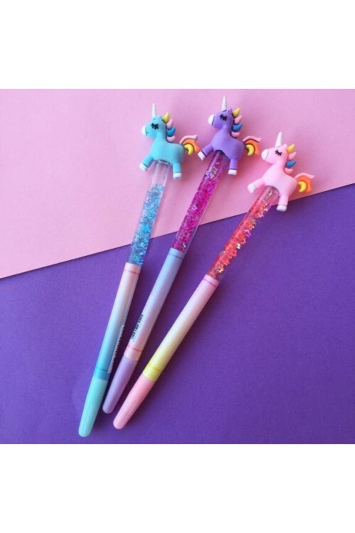 Unicorn Bubble Aqueous Glitter Ballpoint Gel Pen