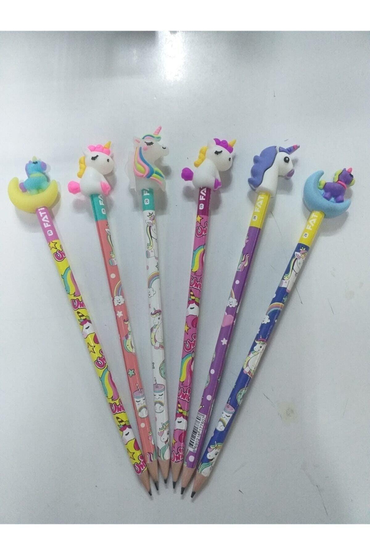 Unicorn Pen Head And Pencil Set
