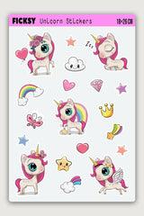 Unicorn Unicorn Sticker Set - 19