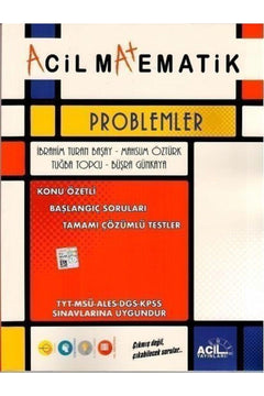 TYT Mathematics Problem-Solving Workbook with 100+ Urgent Problems - Study Guide