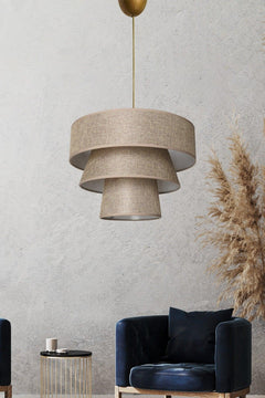 Wicker pendant light with CE-certified electrical fittings