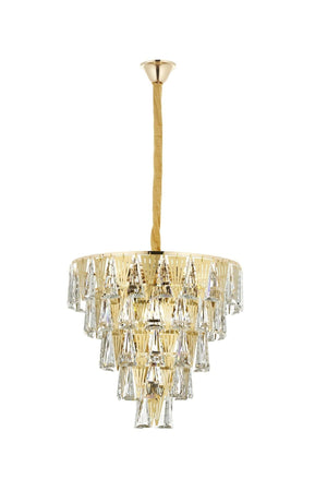 Valeria 50 Yellow Crystal Stone Chandelier - Swordslife