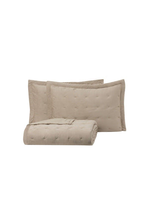 Vals Double Velvet Cover Set - Beige - Swordslife
