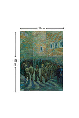 Van Gogh Prisoners' Circle Wall Covering Carpet 140x100 Cm-70x100 Cm - Swordslife