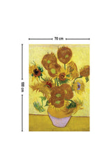 Van Gogh Sunflowers in Vase Wall Covering Carpet 140 X 100 Cm-70x100 Cm - Swordslife