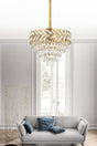 Vanessa 50 Yellow Crystal Stone Chandelier - Swordslife