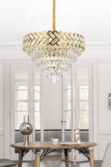 Vanessa 60 Yellow Crystal Stone Chandelier - Swordslife