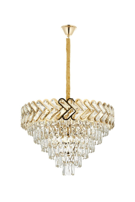 Vanessa 60 Yellow Crystal Stone Chandelier - Swordslife