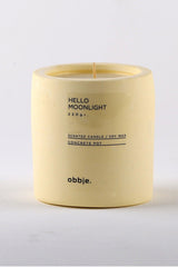 Vanilla & Marshmallow Scented, Concrete Potted Decorative Soy Candle - Swordslife