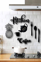 Vegadesign Kitchen 9 Pieces + Bi Coffee + 4 Piece Bird Wall Decor 3 Products in 1 - Swordslife