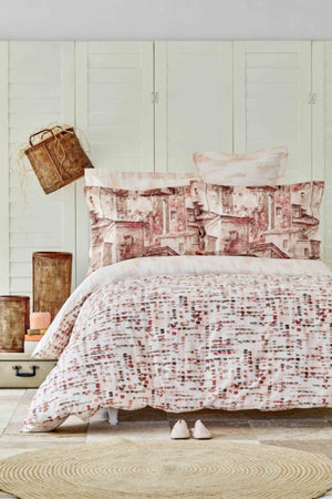Vella Cotton Double Duvet Cover & Pillow Set - Swordslife