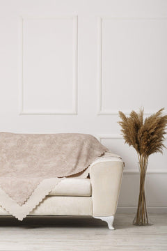 Double‑Sided Sofa Bed Seat Cover – Reversible Chenille, Non‑Slip