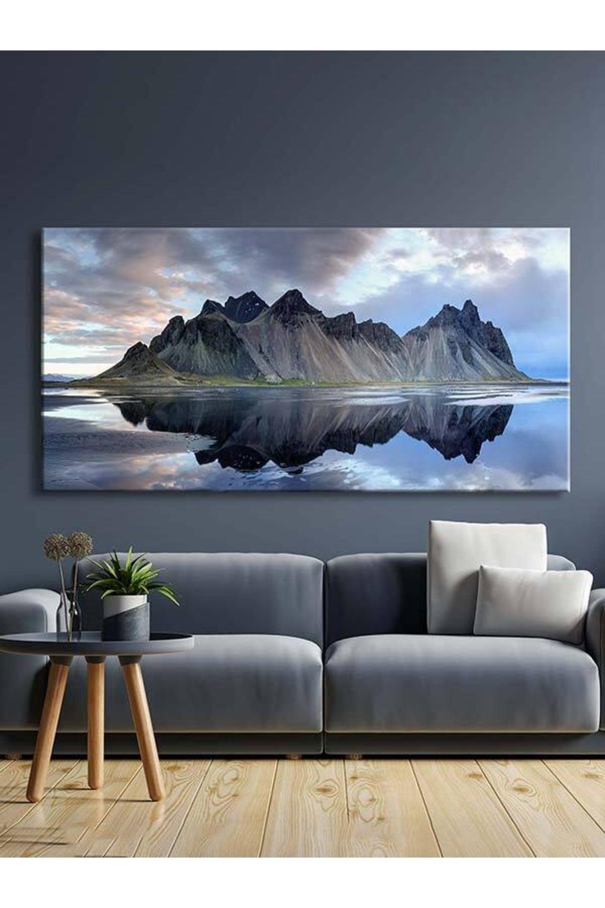 Vestrahorn (Mount Batman) Iceland Decorative Canvas Painting - Voov2172 - Swordslife