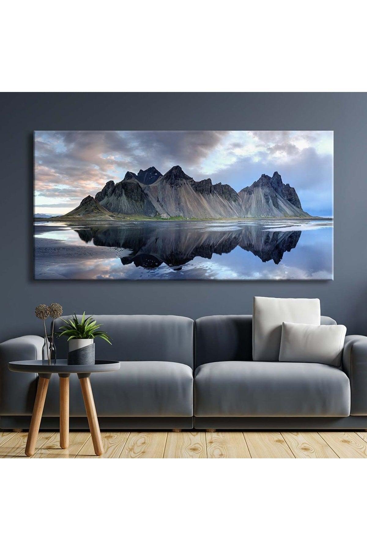 Vestrahorn (Mount Batman) Iceland Decorative Canvas Painting - Voov2172 - Swordslife