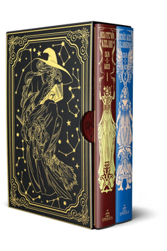 Witch Academy series hardcover books set with 3 drawing cards