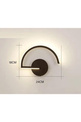 Vigo Black Architectural Style Daylight Led Sconce - Swordslife