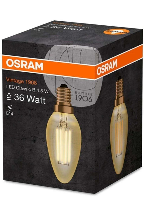 Vintage 1906 Led Classic Gold Candle 4.5w E14 8