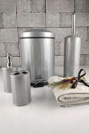 Vintage 4 Pcs Bath Set Gray - Ef14405-g