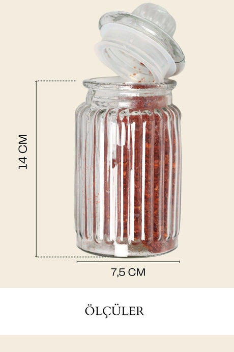 Vintage 6-Piece Vacuum Cover Spice Set - Swordslife