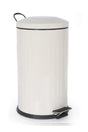 Vintage Trash Can Striped Cream 16 Lt - Swordslife