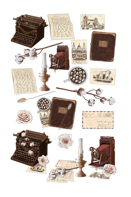 Vintage Typewriter Letter Themed 20 Notebooks