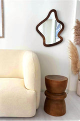 Vintage Wooden Mirror - Swordslife