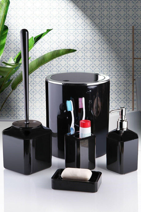 Vipgross Colorless Chrome 5 Pcs Bathroom Set - M2 - Swordslife