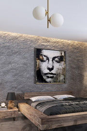 Vitaly 2 Li Modern Sport White Glop Glas Wohnzimmer - Küche - Schlafzimmer Alterung Jagd - Swordslife