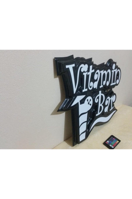 Vitamin Bar 50x38 cm 16 Color Led With Remote