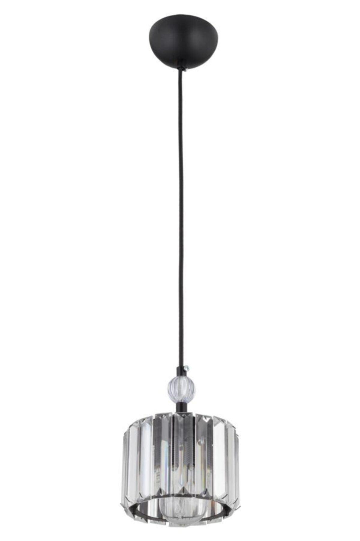 Vollständig Single Schwarz Y-10 Kristal Stein Installation Kronleuchter - Swordslife