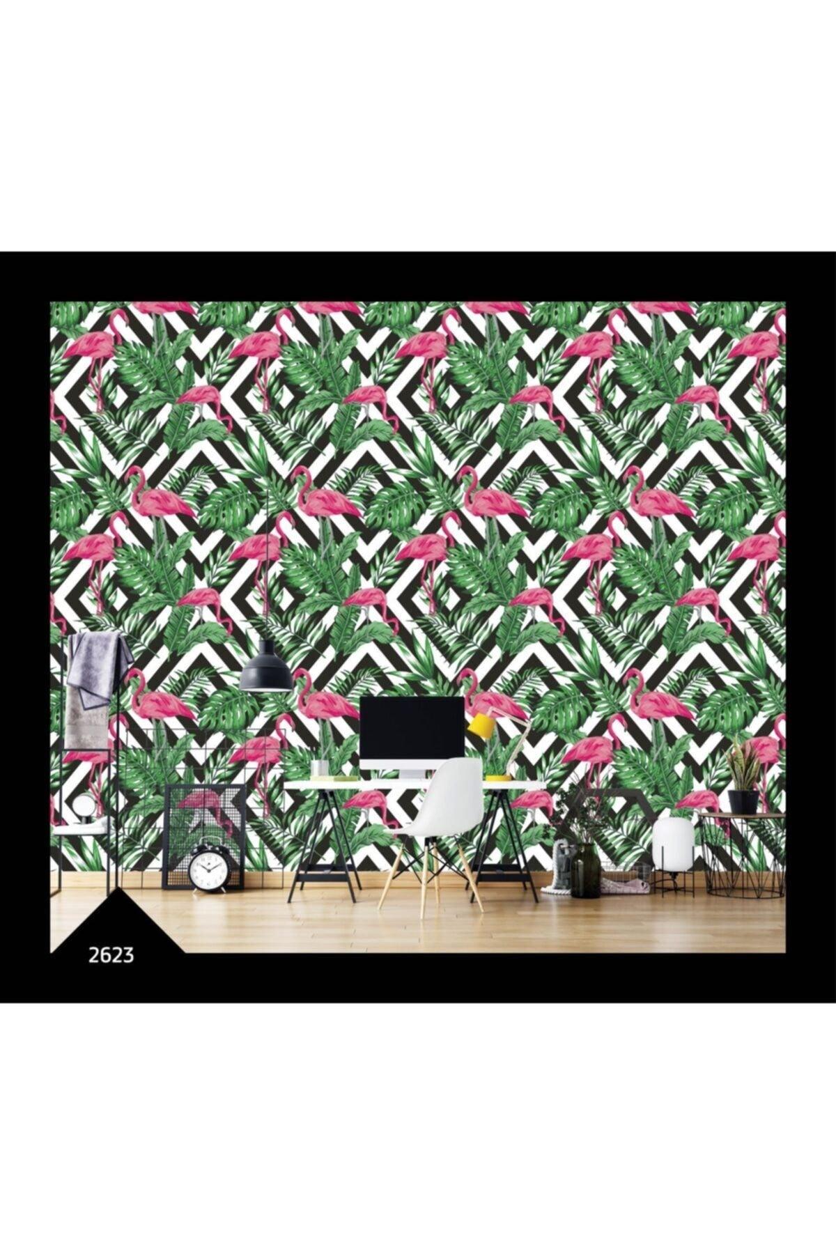 Wall212 2623 Tropical Leaf Pattern Wallpaper 5.00 M² - Swordslife