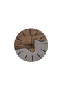 Walnut Gray Black Decorative Wall Clock - Swordslife