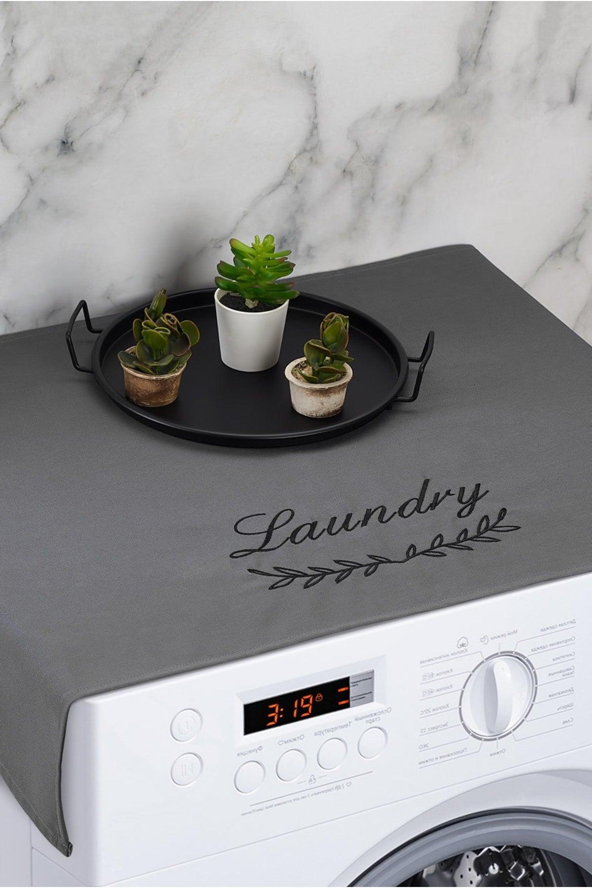 Washing Machine Cover Embroidered Liquid Proof