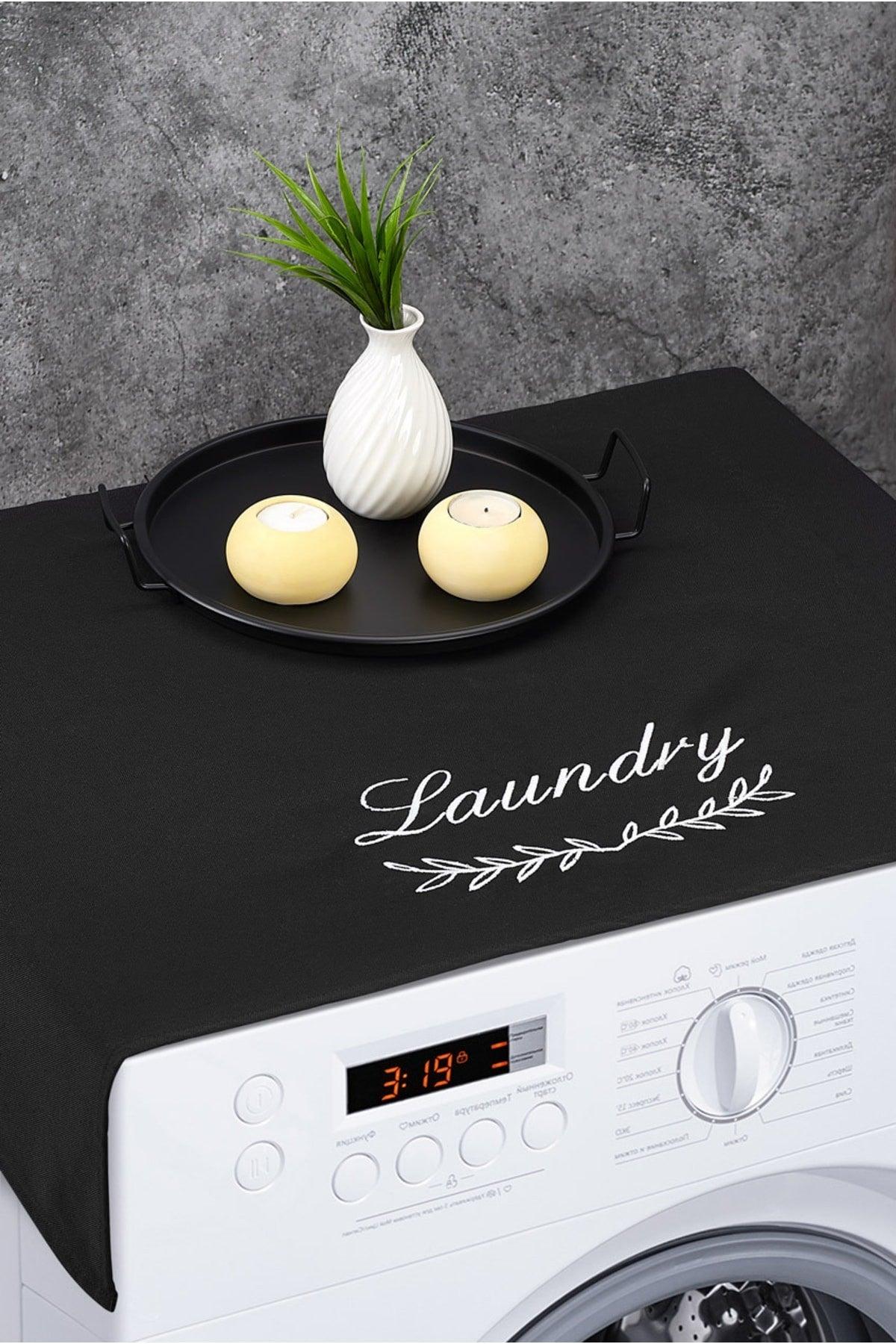 Washing Machine Cover Embroidered Liquid Proof