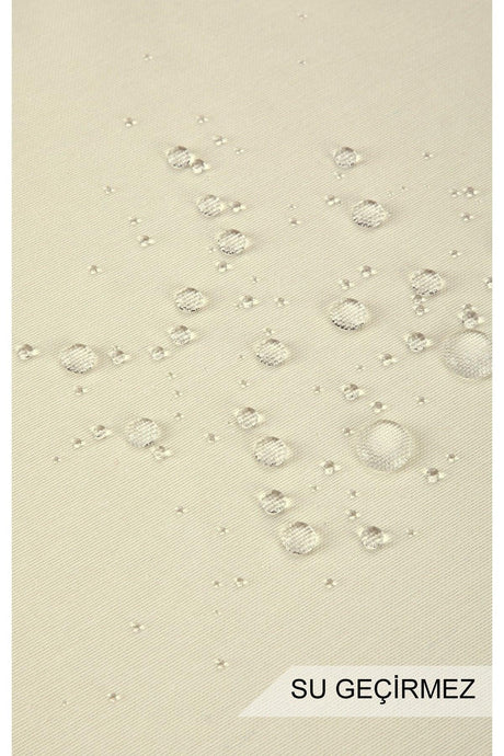 Washing Machine Cover Embroidered Liquid Proof Fabric Cream Color - Swordslife