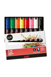 Water Based Marker Pc-5m 8 Pcs - Neon Colors
