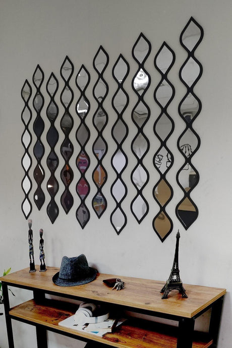 Water Drop Decorative Mirror 10 Pcs/Pack