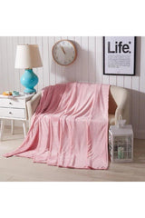 Wellsoft Blanket Television Blanket Plush Fleece Blanket Single 170*230 Pink - Swordslife
