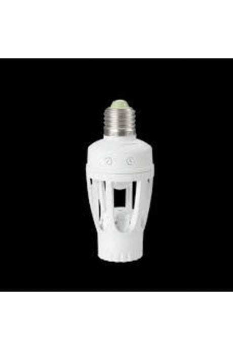 White E27 Motion Sensor with Socket