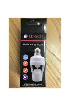 White E27 Motion Sensor with Socket