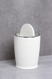 White Elegans Trash Can